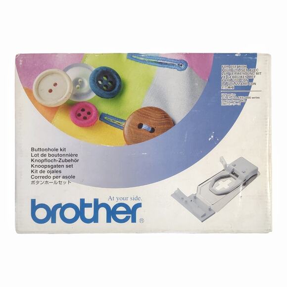 BROTHER Sewing Machine Buttonhole Kit Embroidery Embellish Electronic Accessory - Picture 1 of 11